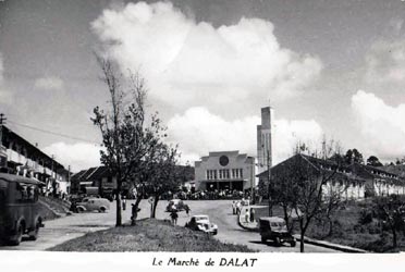 Le marché de Dalat en 1950