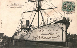 Le Fran&ccedil;ois Arago Poseur de cables