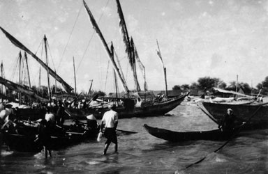 Les jonques des pecheurs Cap Saint-Jacques Vietnam