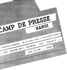 telegramme Camp de Presse Hanoi