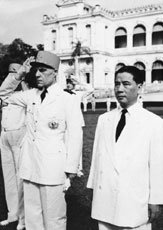 Le Général Paul Ély et le Président du Conseil Ngô Ðình Diêm 1954