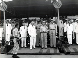 Parade in Saigon 1953
