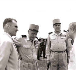 General Salan’s return to Hanoi 1954