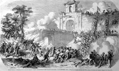 La prise de Saigon en 1859