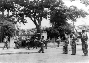 Gendarmes français Haïphong 18 mai 1955