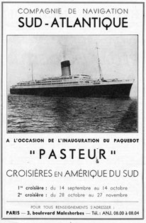 Croisière Pasteur Amérique du Sud