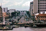 Le Boulevard Charner vu depuis le quai Le Myre de Villers Saïgon
