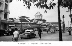 Le marché Central de Cholon en 1956