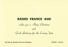 Radio France-Asia Saigon Christmas 1954