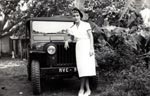 Auxiliaire F�minime Jeep Indochine 1953