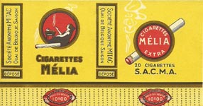 Cigarettes Mélia Saïgon