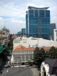 Vue depuis la terrasse Hotel Caravelle Saïgon 2011