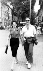 Couple rue Catinat Saigon