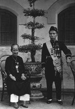 Les grands-parents d'Alphonse a maison familiale du Mékong