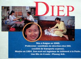 Diep la fille d'Alphone Saïgon