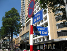Angle de la rue Catinat et du boulevard Bonard