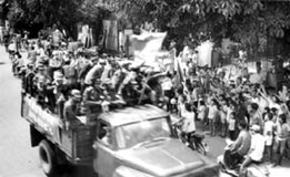 L&rsquo;armée nord-vietnamienne envahit Saïgon