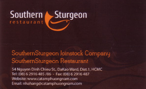 Southern Sturgeon Saigon