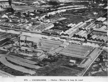 Cholon : Rizeries le long du Canal