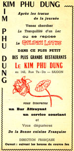Le restaurant Kim Phu Dung Saigon