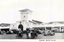 Les Halles Centrales de Saïgon en 1952